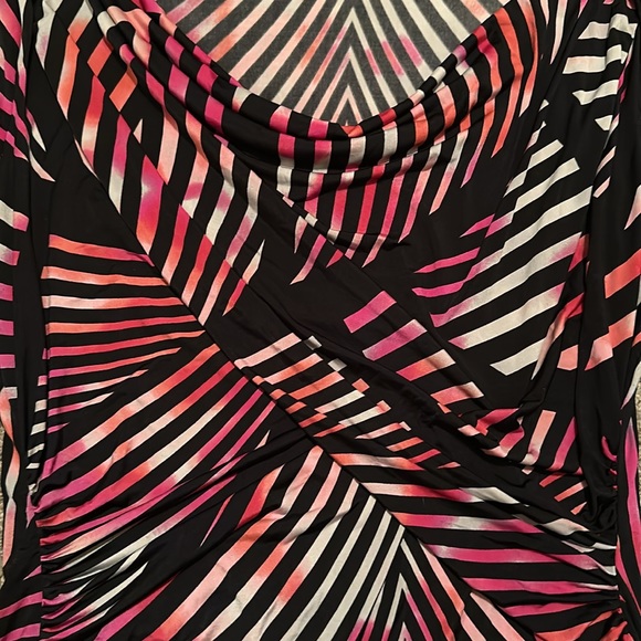 Worthington Tops | Worthington Stretch Scoop Neck Striped Blouse / Size XL - Picture 2 of 5